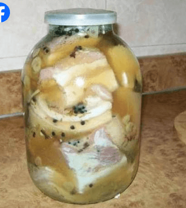 Рецепт Сала в банці: зберігання та швидке споживання