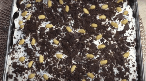 пляцок Снікерс — крок 1744553253 — покроковий рецепт