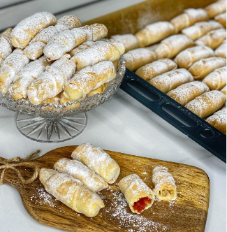 Кіфлики готові до подачі