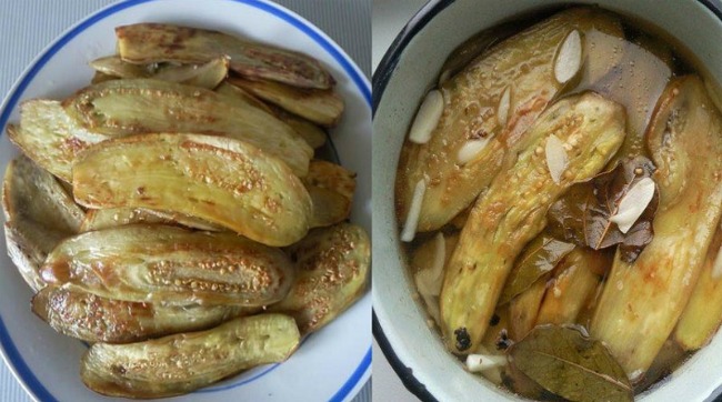 Мариновані баклажани