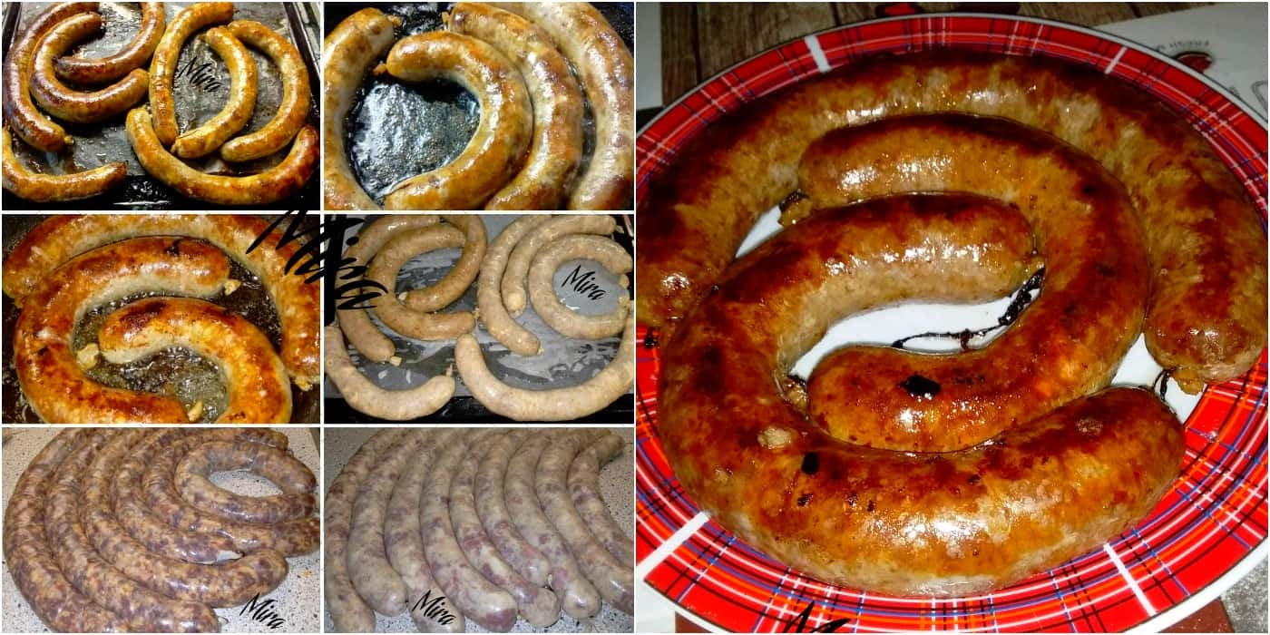 Домашня ковбаса: Печінкова та м'ясна