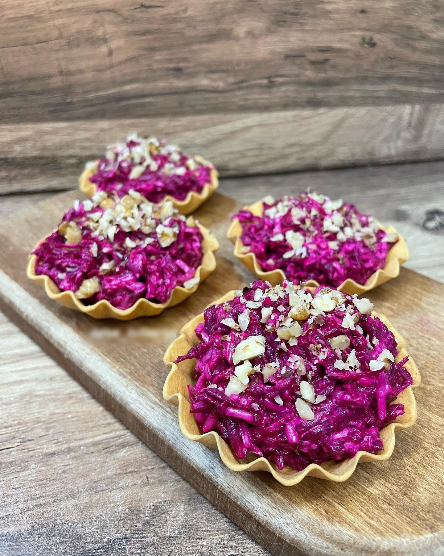 Тарталетки з буряком