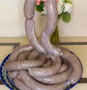 Домашня печінкова ковбаса