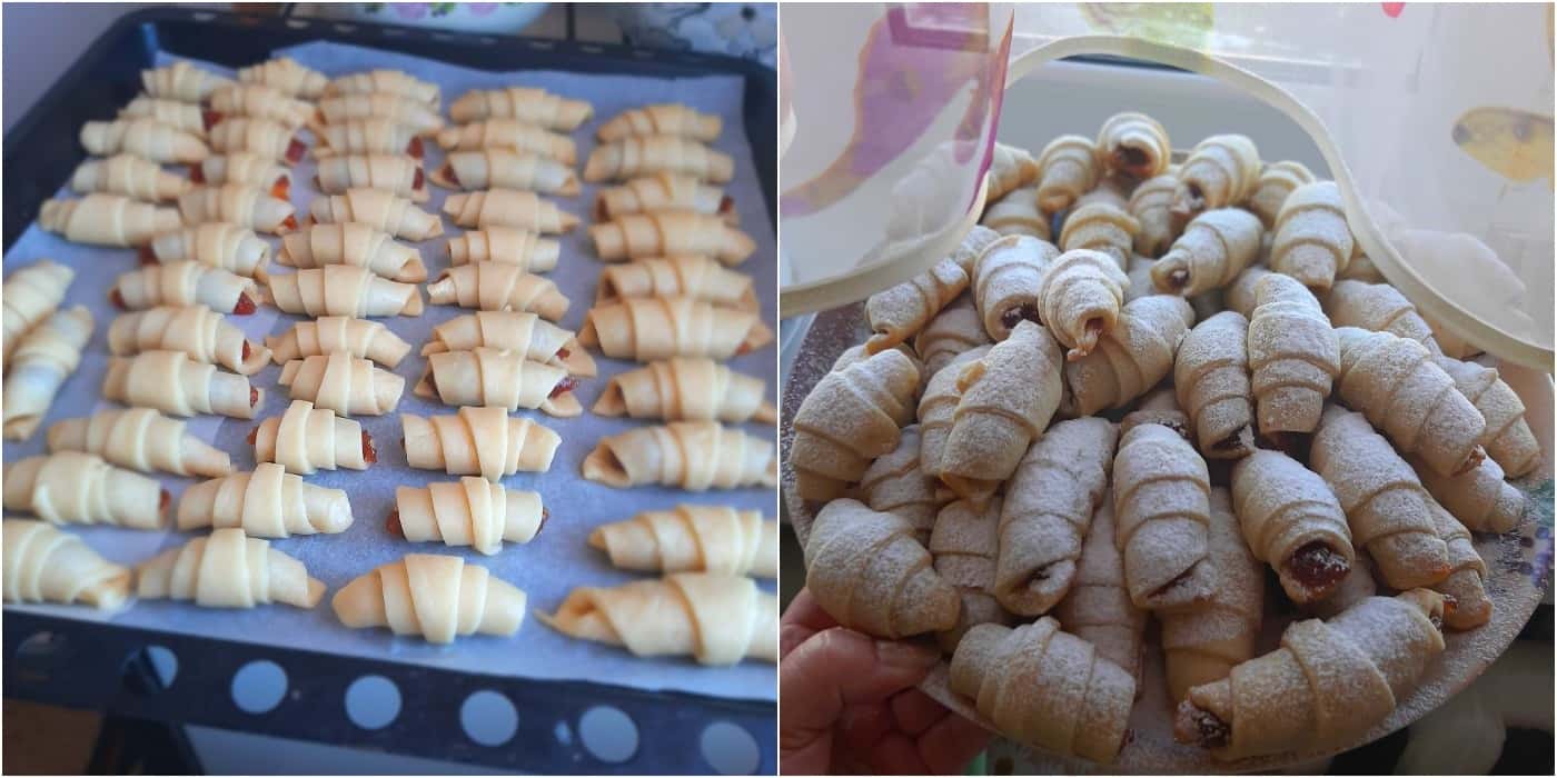 Смачні рогалики до чаю