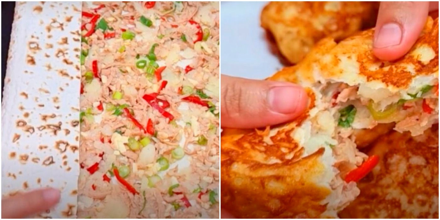 Простий рецепт з лаваша: смачна та ситна страва на перекус