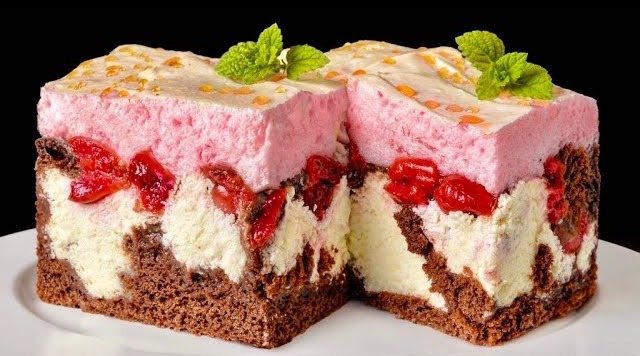 Пляцок "Вишнева роса" на раз-два!