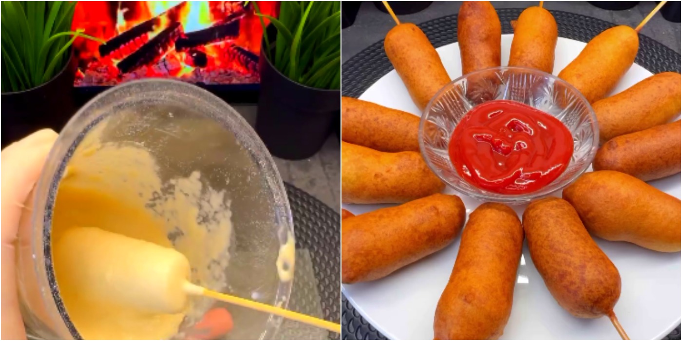 Сосиски в тісті на новий лад, страву обожнюють діти. Це швидко та смачно!