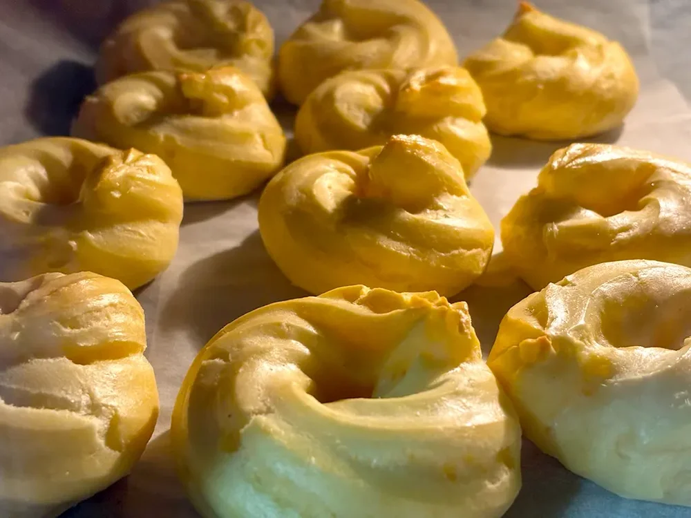 еклери з білковим кремом - детальний процес (крок 1)