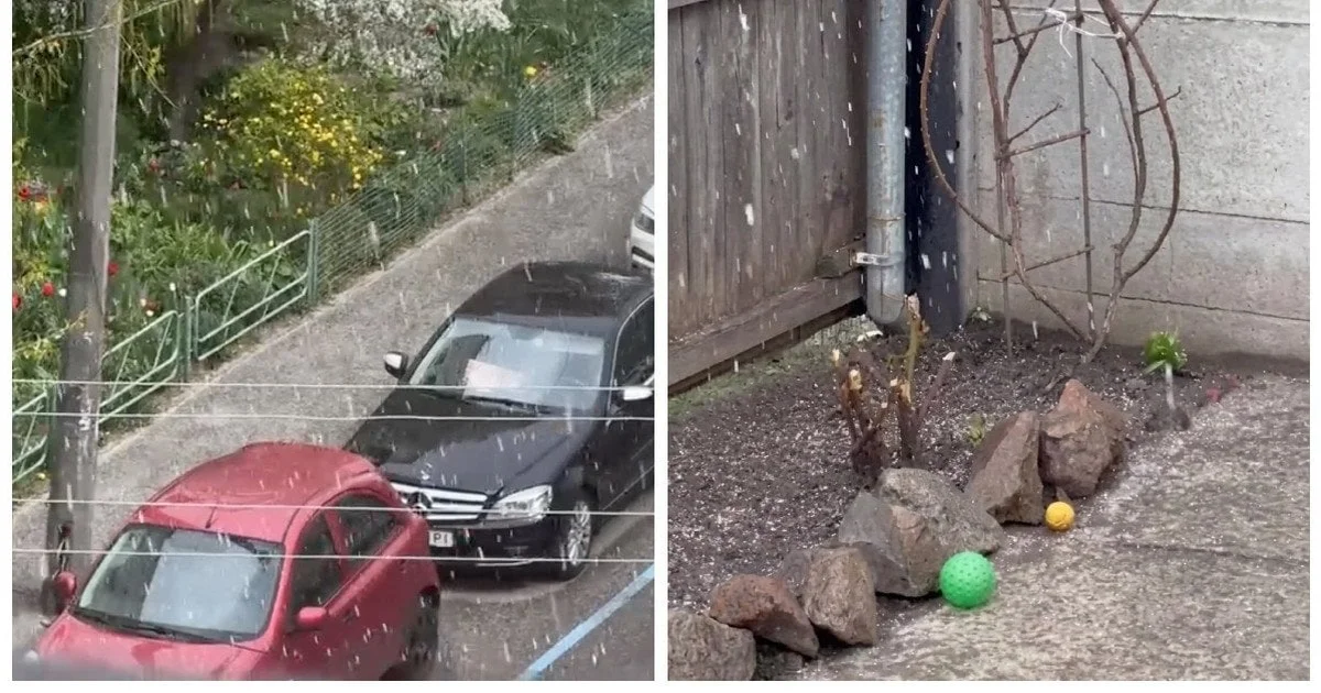 Новина: Снігопад в Україні 29 квітня вразив мешканців міст