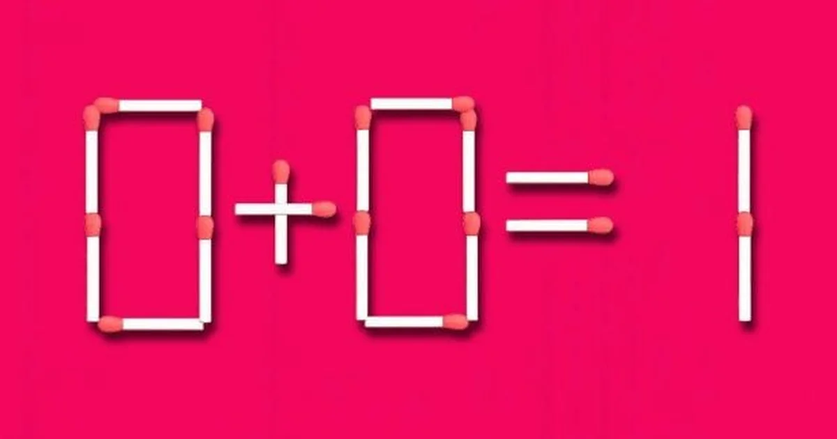 Треба переставити лише 2 сірники, щоб виправити математичний вираз