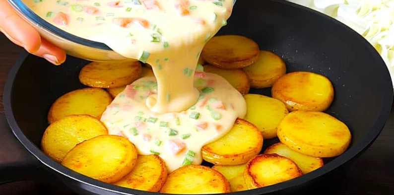 Картопля і 3 яйця — Така смачна “Вечеря” крок 1