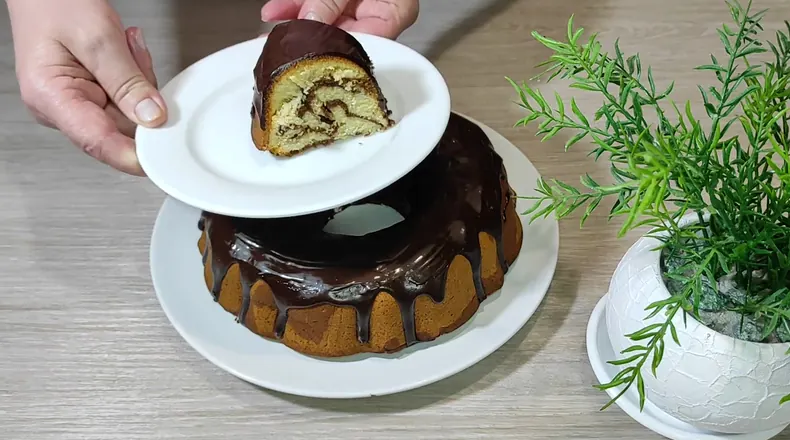 кекс з шоколадною глазурю — крок 7, покроковий рецепт