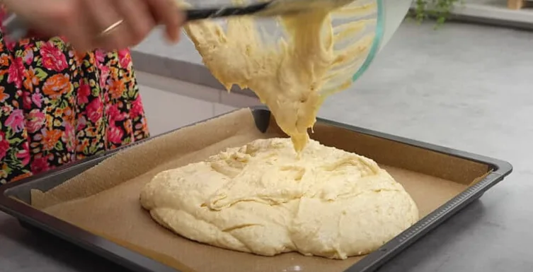 малиново-мигдальний пиріг крок 1