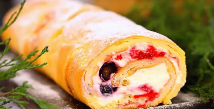 млинець із кремом крок 1