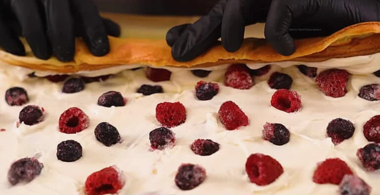 млинець із кремом крок 2