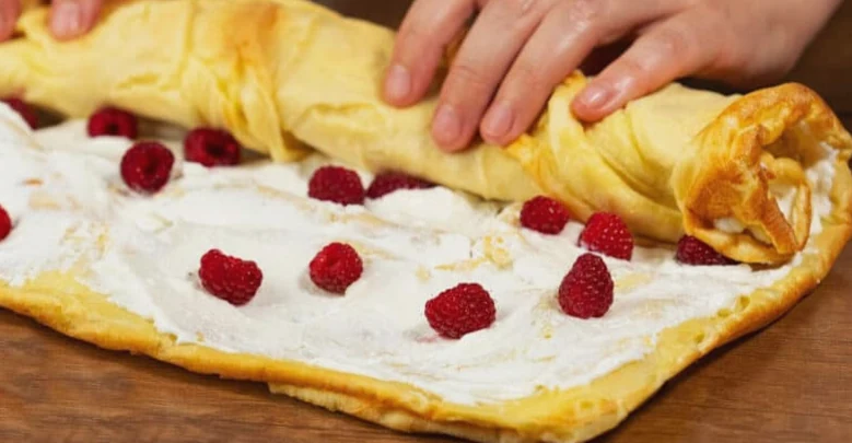 млинцевий рулет з сиром крок 1