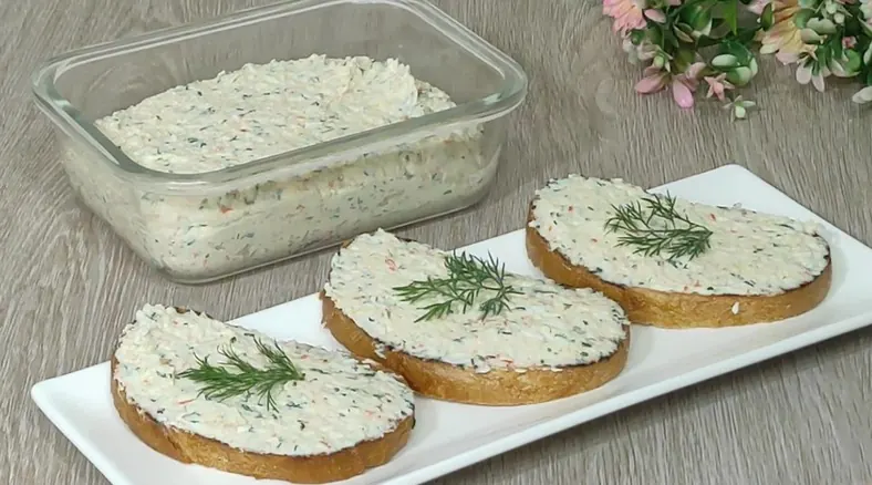 Намазка з крабових паличок — рецепт як у бабусі