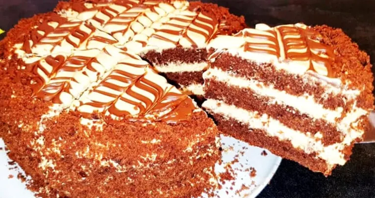 Не торт, а Мрія! «Премʼєра»: Вологий Без пропитки! Без міксера! Без Ваги. крок 1