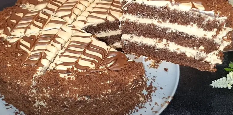 Не торт, а Мрія! «Премʼєра»: Вологий Без пропитки! Без міксера! Без Ваги. крок 6