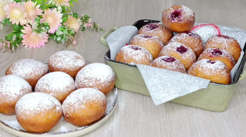 пампушки з вишнею — крок 6, покроковий рецепт