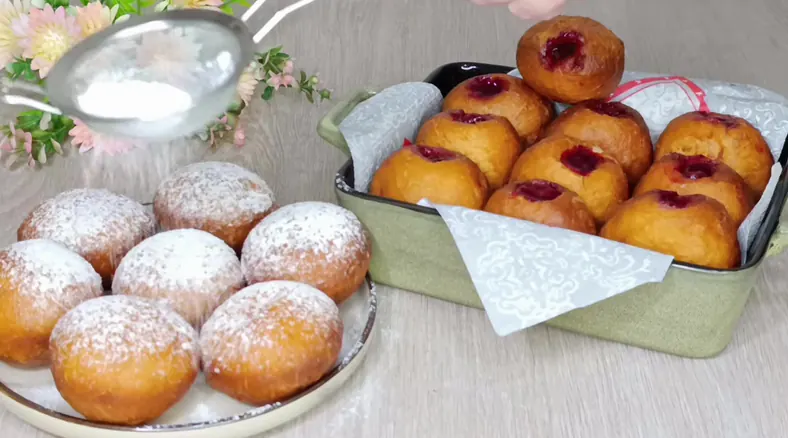 пампушки з вишнею — крок 7, покроковий рецепт