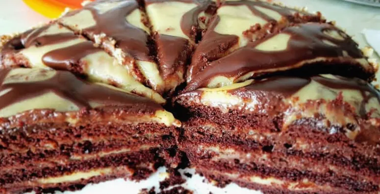 пісний пиріг крок 1