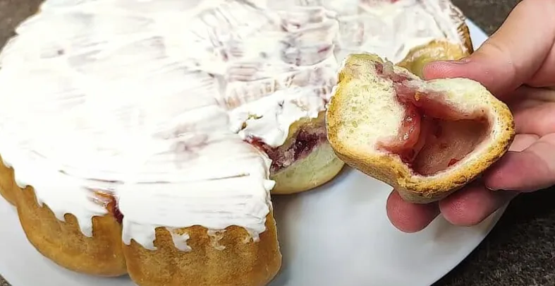 пиріг з повидлом крок 6