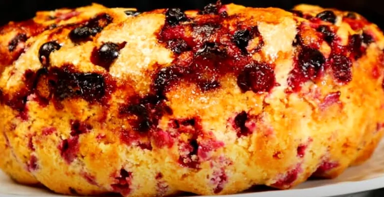 пиріг з ягід та молока крок 3