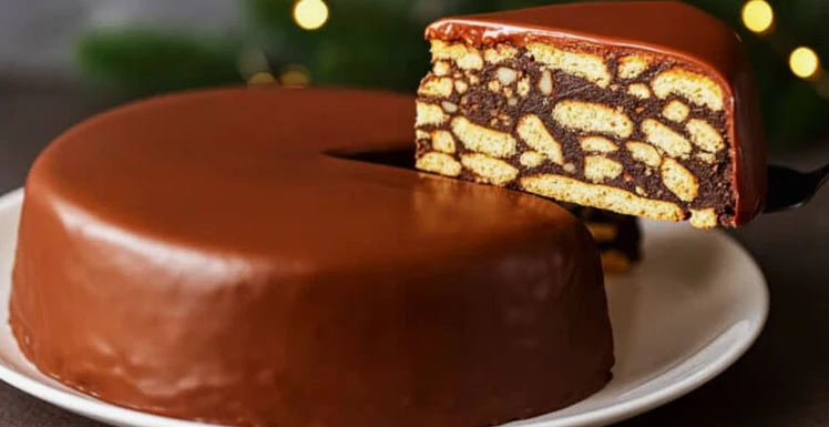 Різдвяний десерт без випікання крок 1