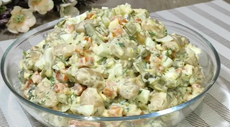 Салати з простих продуктів — покроковий рецепт з фото