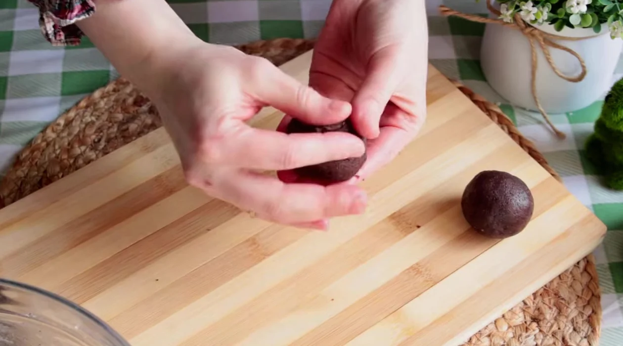 шоколадно-малинове тістечко картопля — крок 4, покроковий рецепт