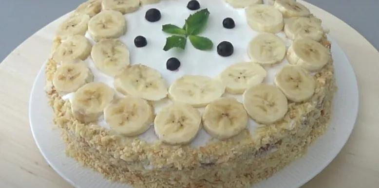 Торт «Банановий Рай»: дешевший за Шарлотку, а смак на рівні Наполеона крок 5