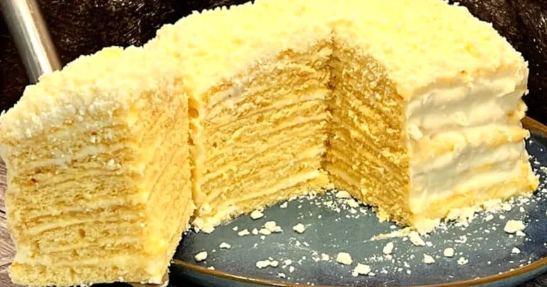 Торт без вершків і сиру крок 1