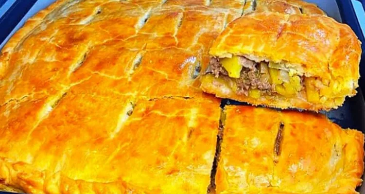 Великий Пиріг без дріжджів та яєць крок 1