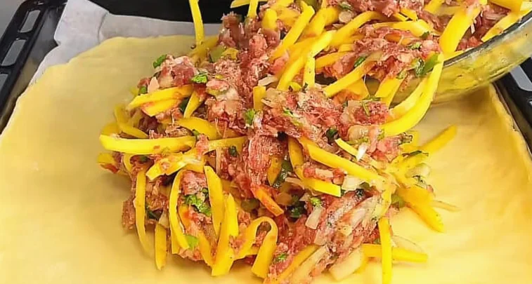 Великий Пиріг без дріжджів та яєць крок 1