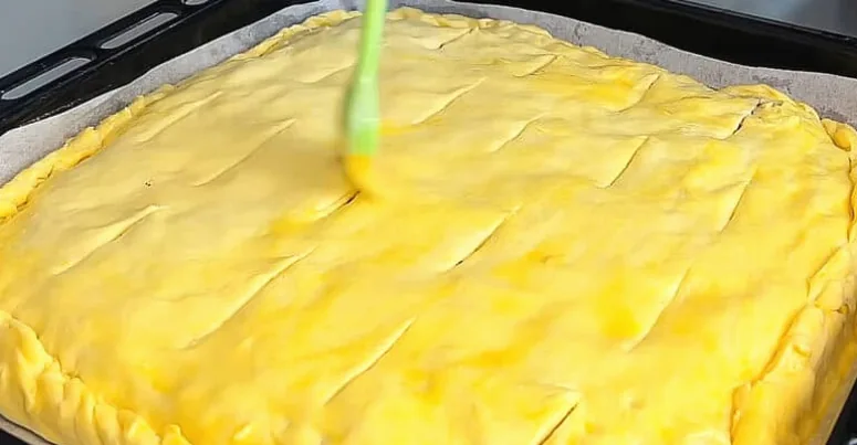 Великий Пиріг без дріжджів та яєць крок 2