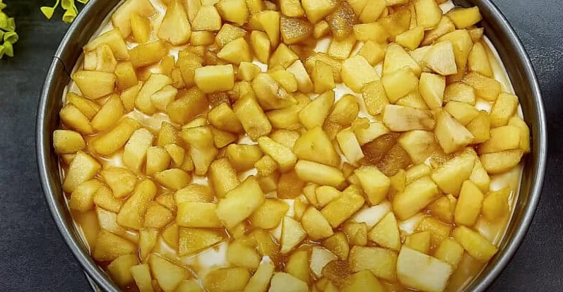 Яблучний пиріг крок 3