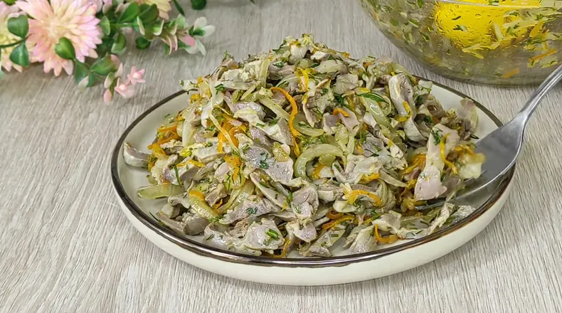 закуска з курячих шлунків — крок 6, покроковий рецепт