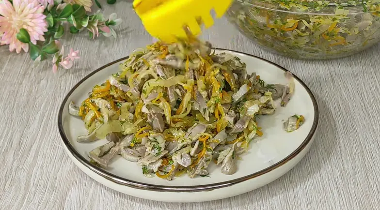 закуска з курячих шлунків — крок 7, покроковий рецепт