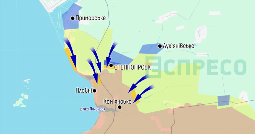 Є певні ознаки, що ворог активізує атаки на Запорізькому напрямку