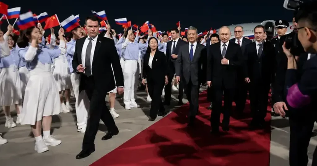 Новина: Володимир Путін прибув до Китаю для офіційних переговорів