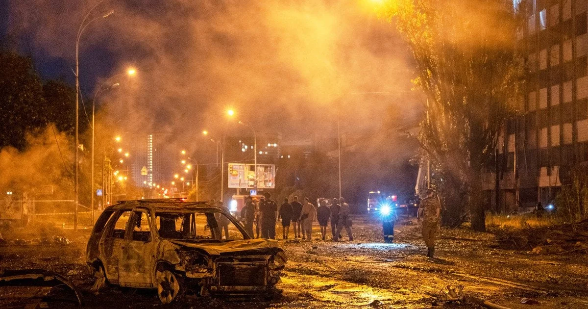 масована атака на Київ