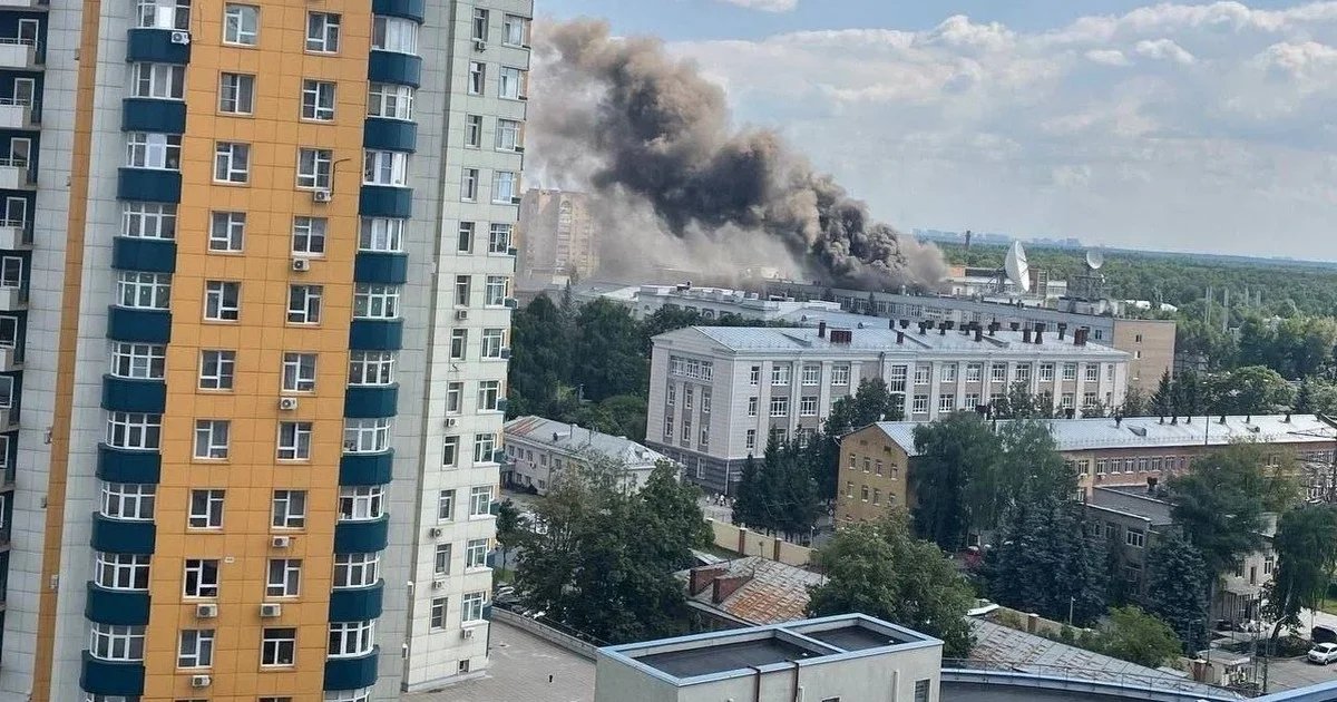 пожежа на території Роскосмосу